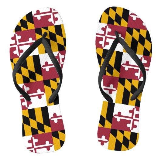 Marylandvlag Teenslippers (Voetbed)