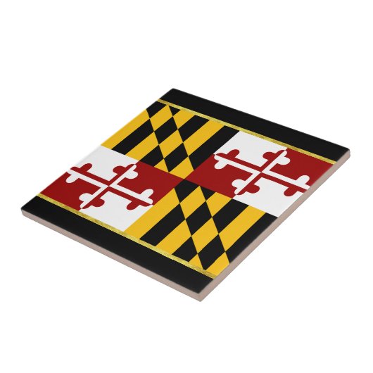Marylandvlag Tegeltje (Zijkant)