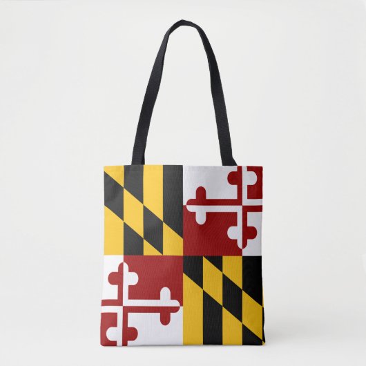 Marylandvlag Tote Bag (Voorkant)