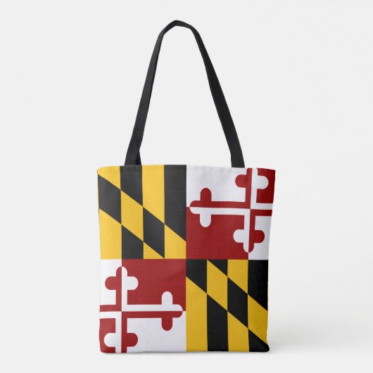 Marylandvlag Tote Bag (Achterkant)