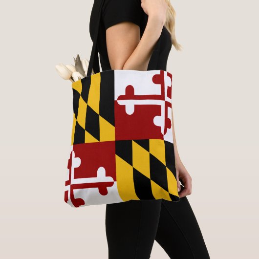 Marylandvlag Tote Bag (Dichtbij)