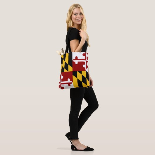 Marylandvlag Tote Bag (Op model)