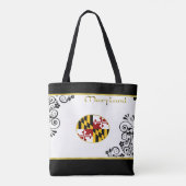 Marylandvlag Tote Bag (Achterkant)