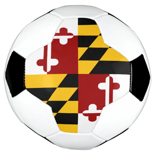 Marylandvlag Voetbal (Gedraaid)
