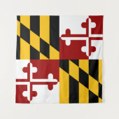 Marylandvlag Wandkleed (Voorkant)