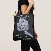 Marylin Monroe Portrait Perfection Love Yourself S Tote Bag (Dichtbij)