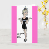 MARYMENOPAUSE "julia's change ego" Kaart (Gele Bloem)