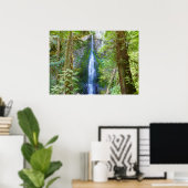Marymere Falls I in Olympic National Park Poster (Thuiskantoor)