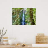 Marymere Falls I in Olympic National Park Poster (Keuken)