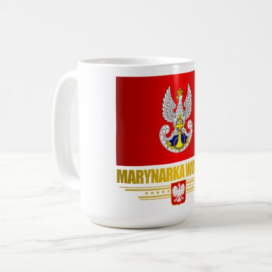 Marynarka Wojenna (Poolse marine) Koffiemok (Voorkant links)