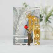 "Mary's Child" door Heinrich Lefler Bedankkaart (Staand voorkant)