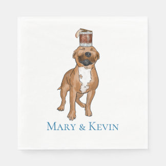 Mary's Dog Napkins pitbull Servet