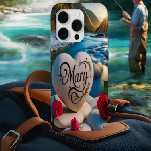 Mary's Heart in Mountain Valley Case-Mate iPhone Case