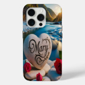 Mary's Heart in Mountain Valley Case-Mate iPhone Case (Achterkant)