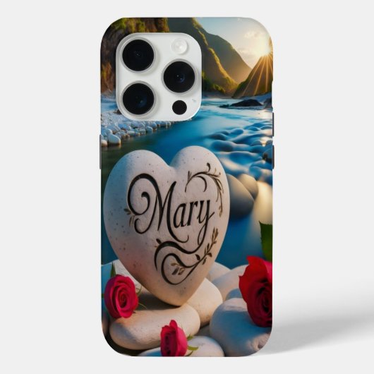 Mary's Heart in Mountain Valley Case-Mate iPhone Case (Achterkant)