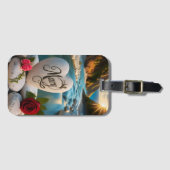 Mary's Heart stone Sunset Bagagelabel (Voorkant (horizontaal))