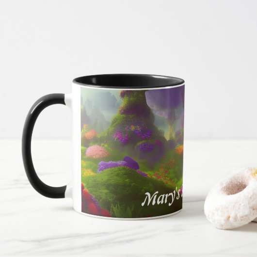 Mary's Morning Tea Gepersonaliseerd  Mok (Met donut)