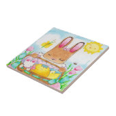 Mary's Paasmandje tegel Tegeltje (Zijkant)