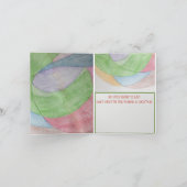 Mary's reis, Jezus geboorte, Kerstmis Kaart (Binnen)