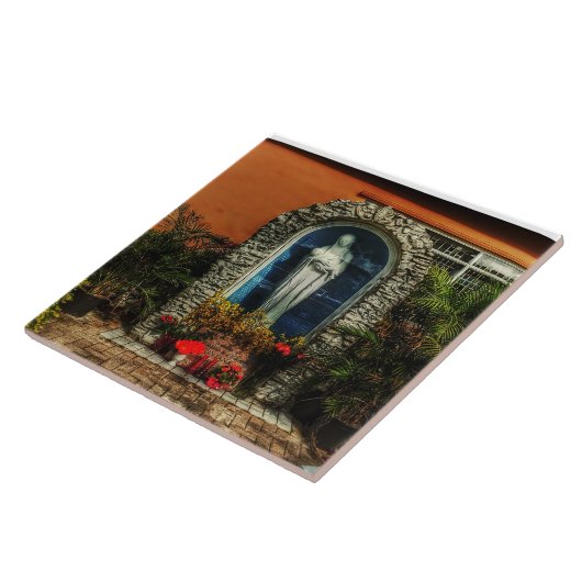 Mary's Sanctuary Grotto Tegeltje (Zijkant)