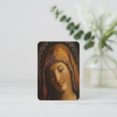 Marys Vrede Gebed Kaart Visitekaartje (Staand voorkant)