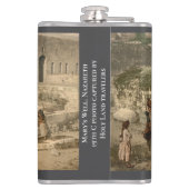 Mary's Well Bible Scene Heupfles (Achterkant)