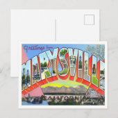 Marysville, California  Big Letters Briefkaart (Voorkant / Achterkant)