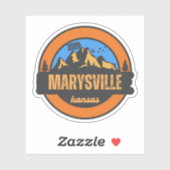 Marysville, Kansas Sticker (Vel)