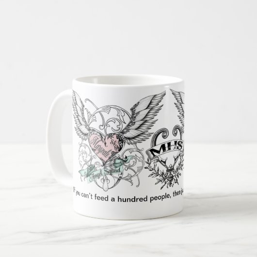 Maryvale Panthers Angels Coffee Mok {Fancy stijl} (Voorkant links)