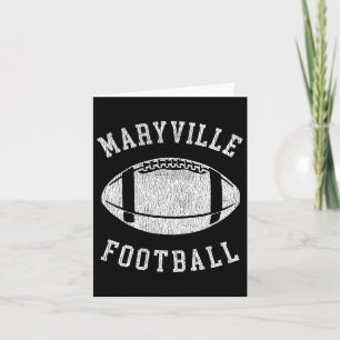 Maryville Football Vervallen Vintage 80's Terugbli Kaart