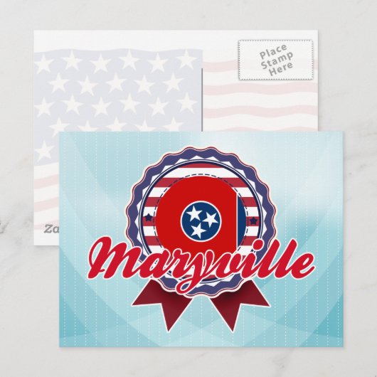 Maryville, TN Briefkaart (Voorkant / Achterkant)