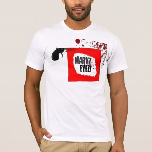Maryz Eyez: Bang! T-shirt (Voorkant)