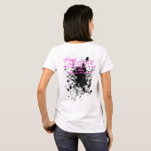 Maryz Eyez: Gebroken luidspreker Dames LongTank T-shirt (Achterkant volledig)