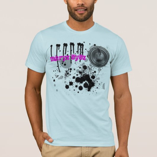 Maryz Eyez: Gebroken luidspreker T-Shirt (Voorkant)
