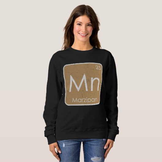 Marzipan Mn Periodic Table Element Honey Sugar Con Trui (Voorkant volledig)