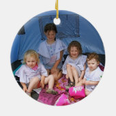 mas 2011 bij het strand keramisch ornament (Achterkant)