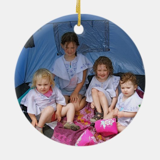 mas 2011 bij het strand keramisch ornament (Achterkant)