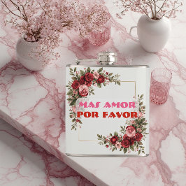 Mas Amor Por Favor Rozenframe Meer Liefde Alsjebli Heupfles