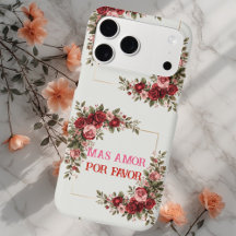 Mas Amor Por Favor Vintage Roos Frame Romantisch 