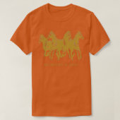 MAS Golden Horses Black T-shirt (Design voorkant)