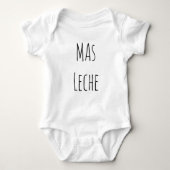 Mas leche grappig baby bodysuit (Voorkant)