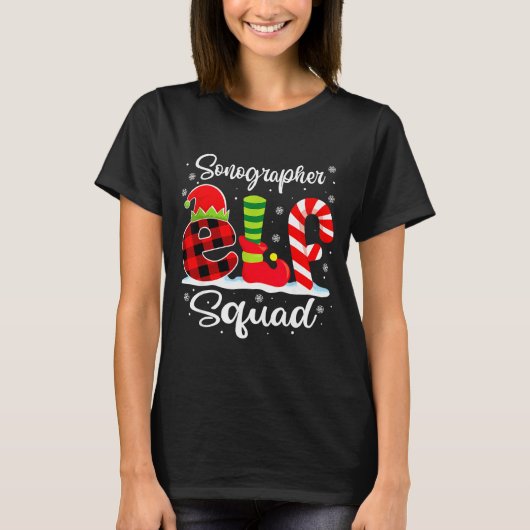 mas Matching X Squad Elf Sonograaf T-shirt (Voorkant)