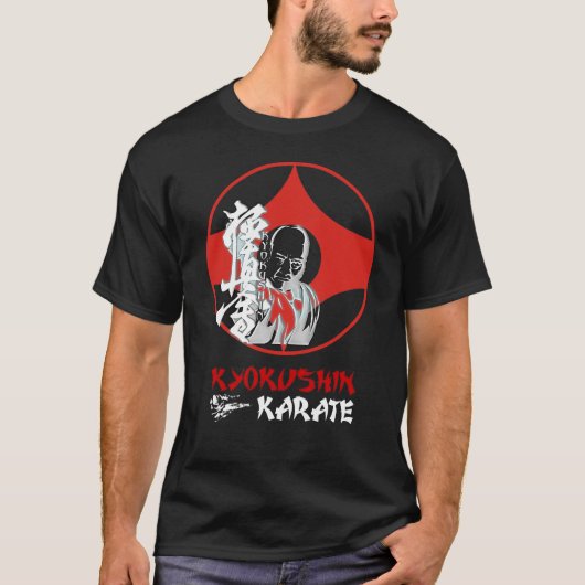 Mas Oyama Kyokushin Karate emblem design T-Shirt (Voorkant)