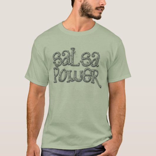 Mas Salsa Power! T-shirt (Voorkant)