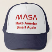 MASA - maak Amerika weer slim pet. Biden 2020 Trucker Pet (Voorkant)