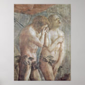 Masaccio - Adam en Eva Poster (Voorkant)