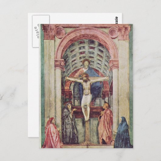 Masaccio Art Briefkaart (Voorkant / Achterkant)