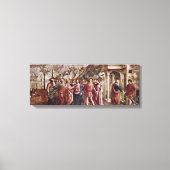 Masaccio - Het eerbetoon geld Canvas Afdruk (Voorkant)