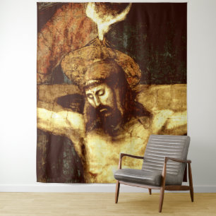 Masaccio's Heilige Drievuldigheid  Wandkleed