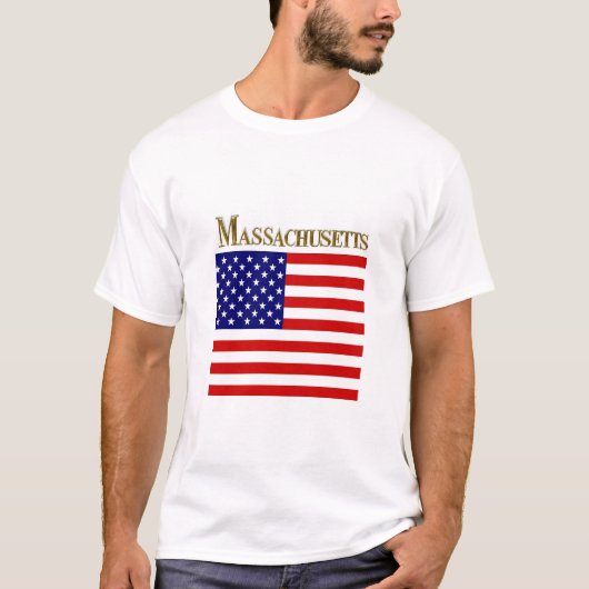 MASACHUSETTEN T-SHIRT (Voorkant)